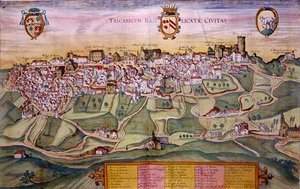 Kort over Tricarico, fra 