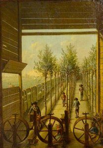 Kleingarenbaan på Jaagpad i Gouda i 1795 af Joris Herst
