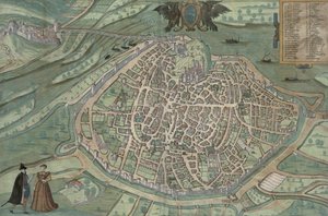 Kort over Avignon, fra 