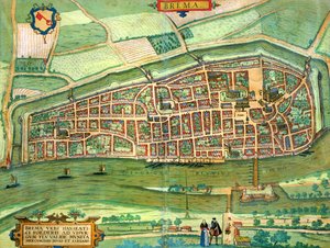 Kort over Bremen, fra 