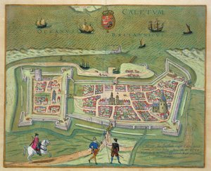 Kort over Calais, fra 
