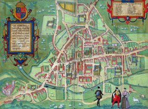 Kort over Cambridge, fra 