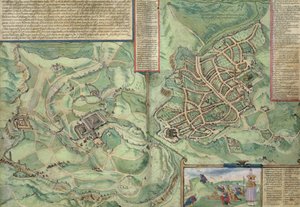 Kort over Jerusalem, fra 
