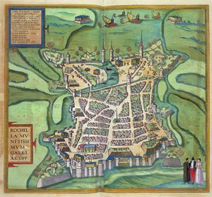 Kort over La Rochelle, fra 