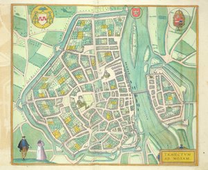 Kort over Maastricht, fra 