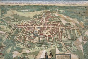 Kort over Odense, fra 