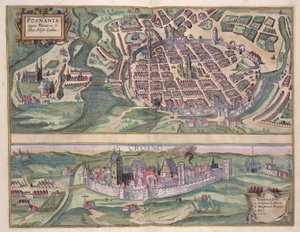 Kort over Poznan og Gruczno, fra 
