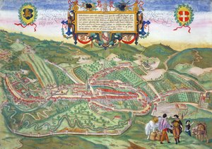 Kort over Serravalle, fra 