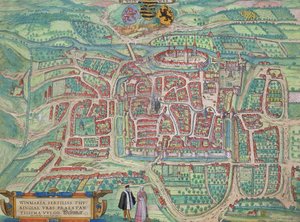 Kort over Weimar, fra 