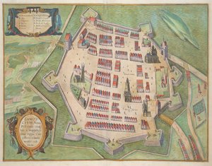 Kort over Zamosc, fra 