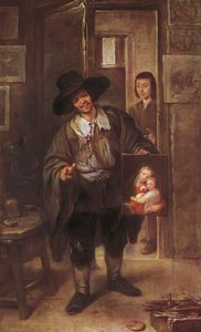 Studio Scene, efter 1670 (olie på lærred)