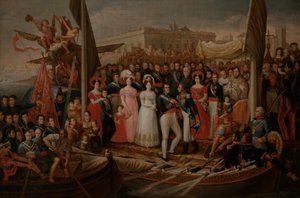Ferdinand VII går i land i Puerto de Santa María