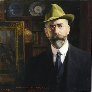 Spansk:  Autorretrato Selvportræt