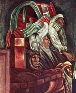Aztec Warriors, fra The Epic of American Civilization af José Clemente Orozco