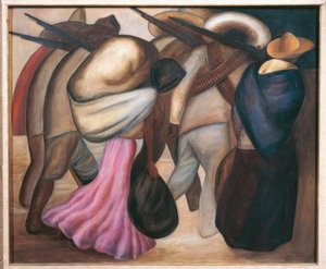 soldat fra det 20. århundrede af José Clemente Orozco