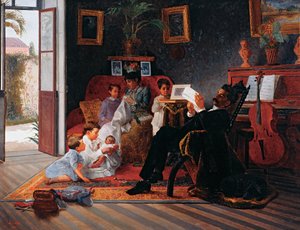 Scene af Adolfo Pintos familie