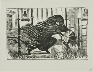 Illustration til en historie af José Guadalupe Posada