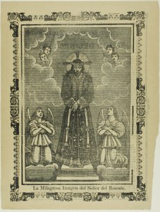 Det mirakuløse billede af vores frelser (Det mirakuløse billede af vores frelser) af José Guadalupe Posada