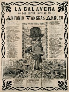 Populær gravering af Jose Guadalupe Posada af José Guadalupe Posada