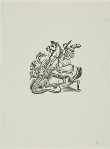 Sankt Georg af José Guadalupe Posada