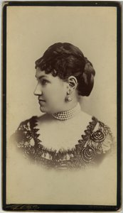 Mrs William Astor (sepia print)
