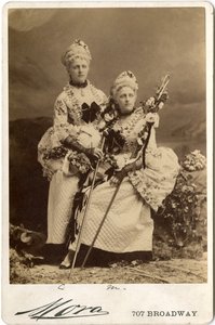 Rives Twins (sepia print)