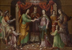 Jomfruens bryllup, ca. 1690. af José Sánchez
