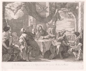 Måltid i Emmaus af José del Castillo