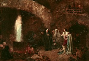 "Heksene eller Faust" Illustration til værket af Johann Wolfgang von Goethe (1749-1832) (maleri)