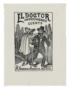 The Impromptu Doctor Tale, ca. 1888-1913, trykt 1942 (gravering) af José Guadalupe Posada