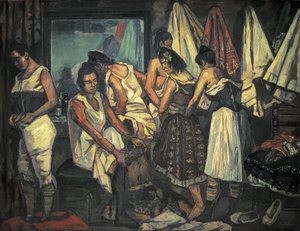 GUTIERREZ SOLANA, Jose (1886-1945). Korpigerne. 1925 (olie på lærred)
