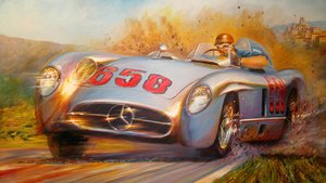I Mille Miglia, Juan Manuel Fangio, Mercedes Benz 300 SL