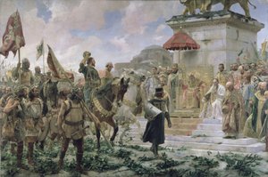Roger de Flors (1280-1307) ankomst til Konstantinopel i 1303 med 8000 