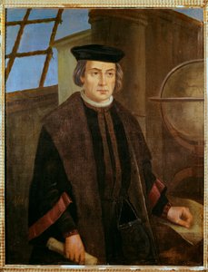 Portræt af Christopher Columbus (Christopher Columbus, Cristoforo Colombo af Jose Roldan