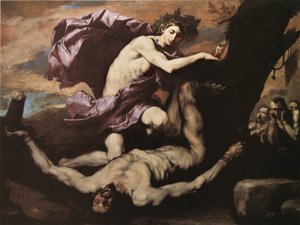 Apollon og Marsyas, 1637.