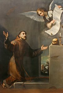 Saint Francis modtager Stigmata, første tredjedel af det 17. århundrede.