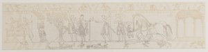 [Scene fra Bayeux-tapetet]. af Josef Albert