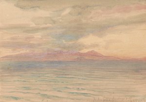 Solnedgang i Kartagobugten af Josef Hoffmann
