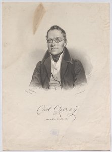 Carl Czerny, født i Wien den 21. feb. 1791 af Josef Kriehuber