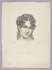 Charlotte Auguste, kejserinde af Østrig osv. af Josef Kriehuber