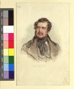 Christin Freiherr von Zedlitz af Josef Kriehuber