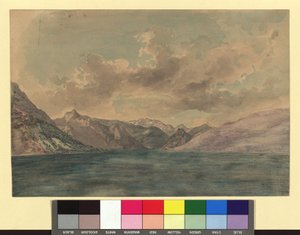 Traunsee af Josef Kriehuber