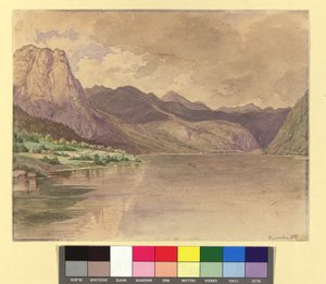 Grundlsee af Josef Kriehuber