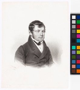 Matthias Trentsensky, litograf af Josef Kriehuber