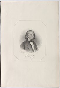Portræt af Franz Liszt 1811-1886, 1856.