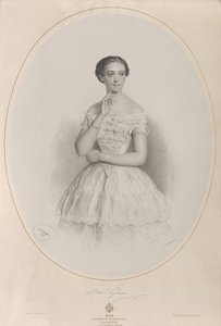 Portræt af ballerinaen Marie Taglioni 1804-1884, 1853.