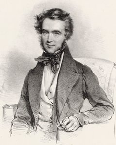 Portræt af violinisten og komponisten Karol Lipiski 1790-1861, 1837.
