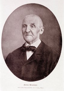 Østrigsk komponist og organist Anton Bruckner (1824 - 1896). af Josef Löwy