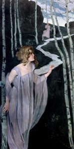 Elf i Brook, 1888-1889. af Josef Maria Auchentaller