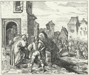 Gustav Adolphus fra Sverige på vej ind i München, 1632